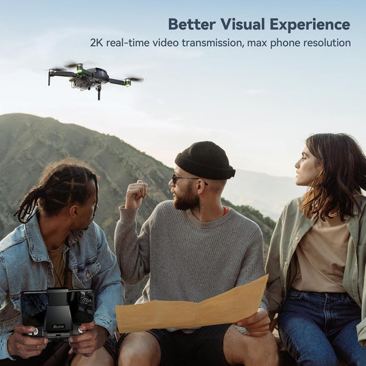 Ruko F11MINI Drone with Camera 4K, Under 249g, 60 Mins Flight with 2 batteries, 5GHz Transmission, GPS Auto Return, Brushless Motor, Foldable and Lightweight, FPV Quadcopter for Beginner, Adults