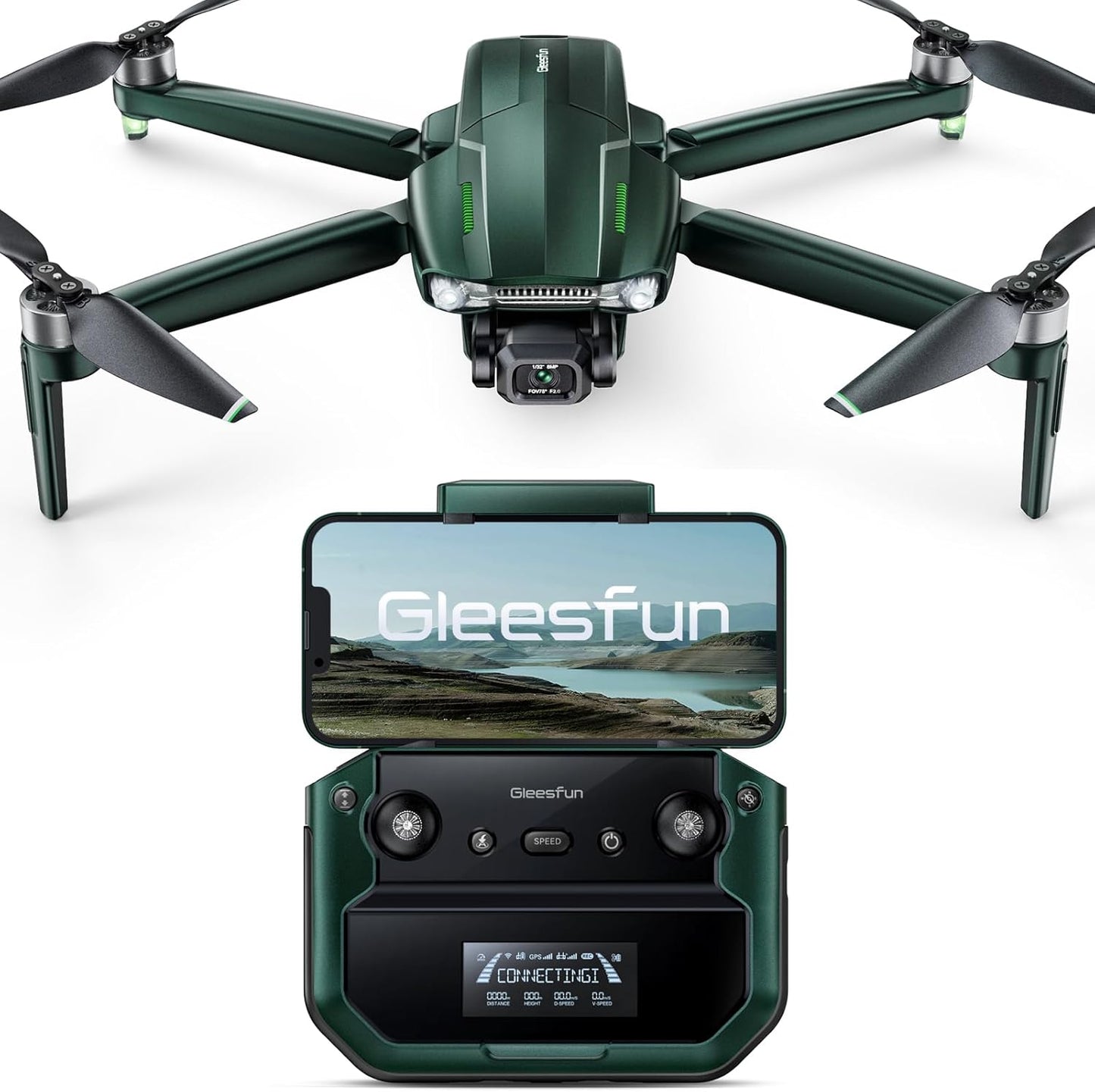 G11PRO 6K Drone with Camera for Adults, 4K/30fps Video, 3-Axis Brushless Gimbal, 70mins Flight Time with 2 Batteries, 10000ft Long Range, FAA compliance, Professional Drone with Auto Return